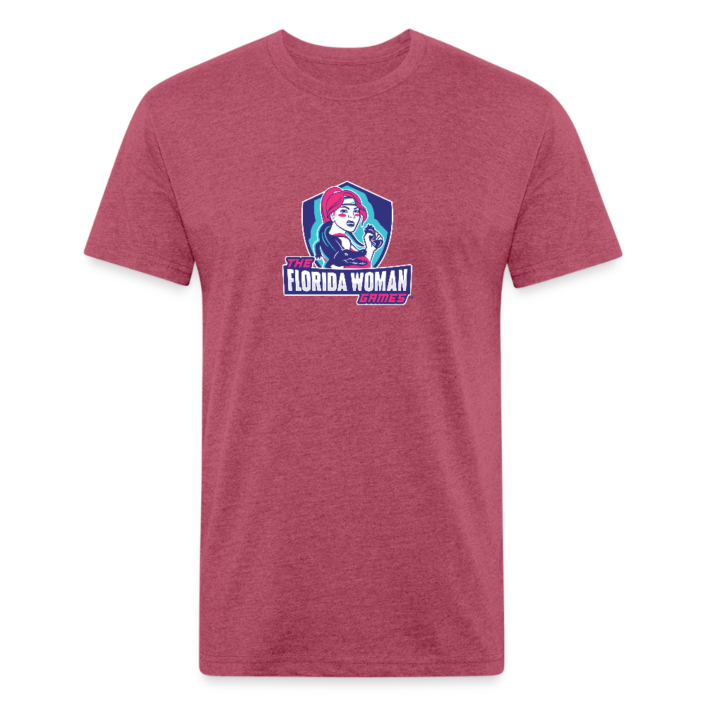 TFWG Pro-Fitted Logo - heather burgundy