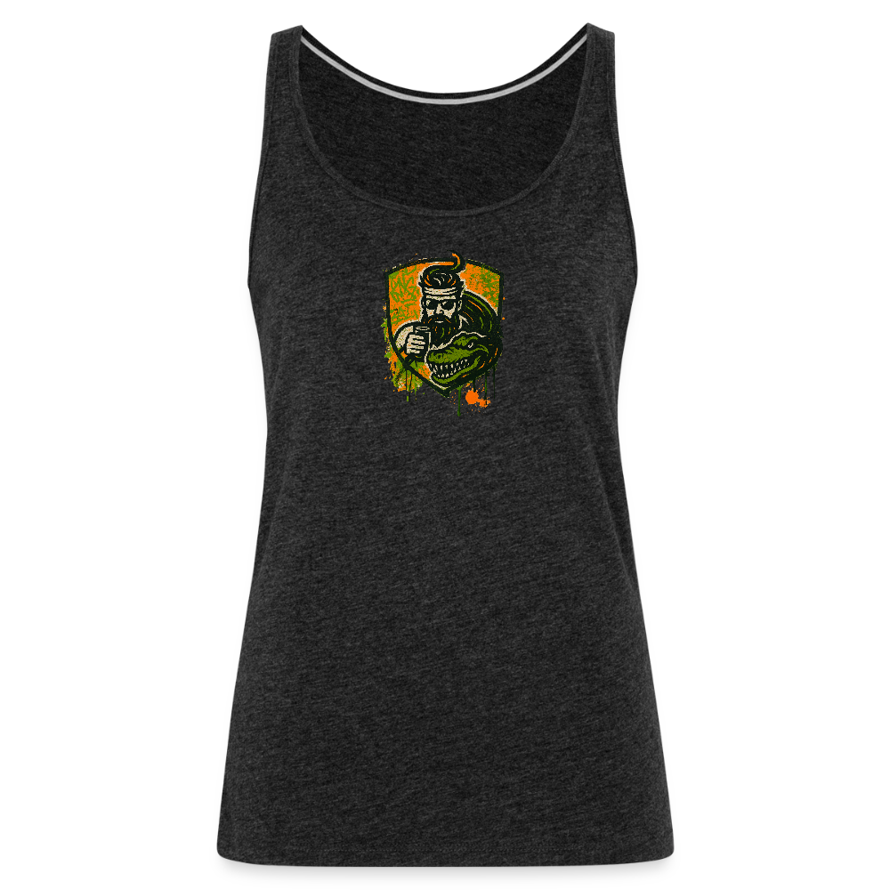 TFMG Women’s Street Team Tank - charcoal grey