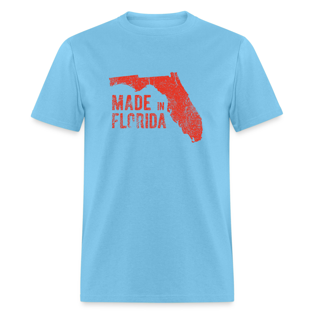 Made in Florida Tee - aquatic blue