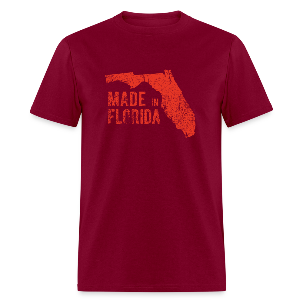 Made in Florida Tee - burgundy