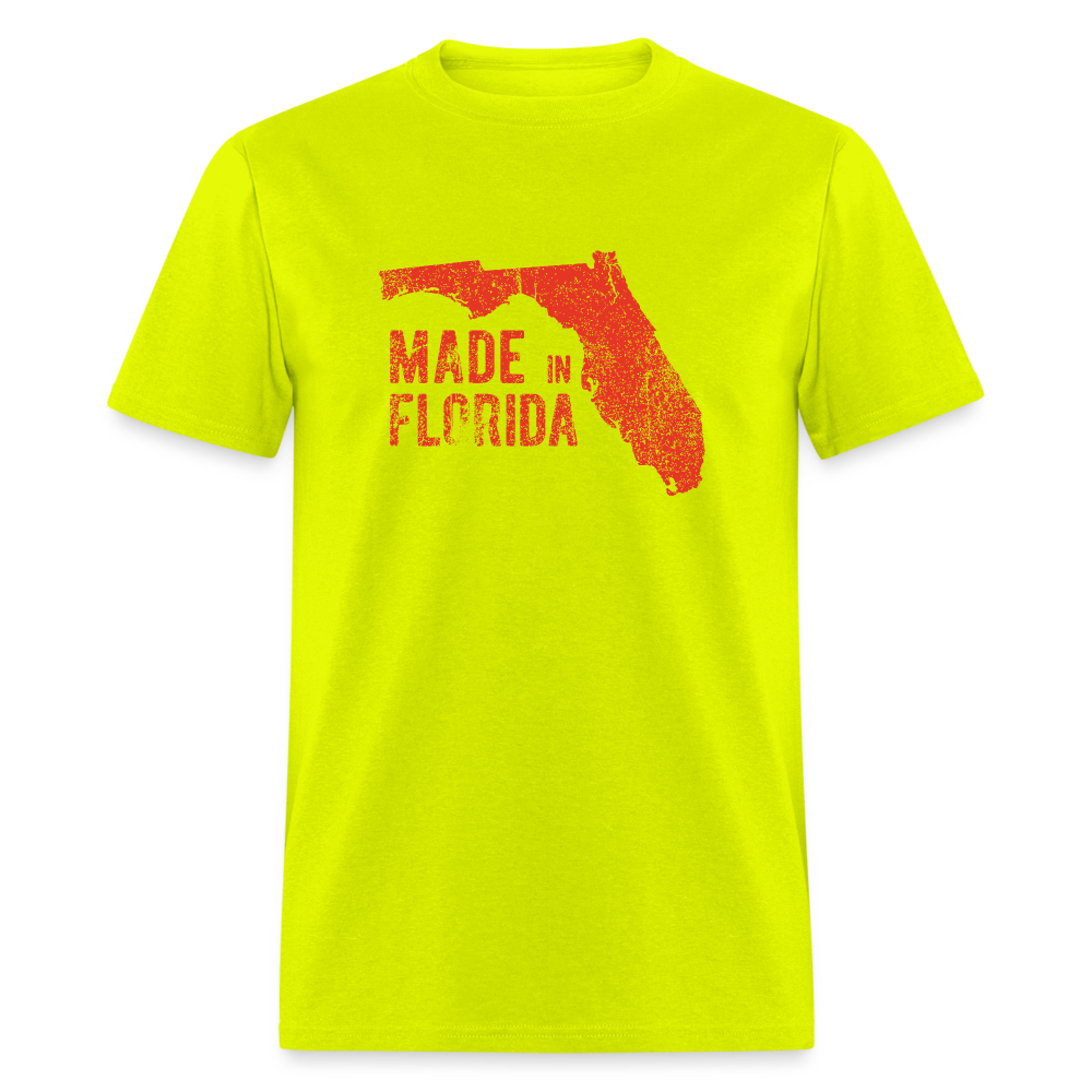 Made in Florida Tee - safety green