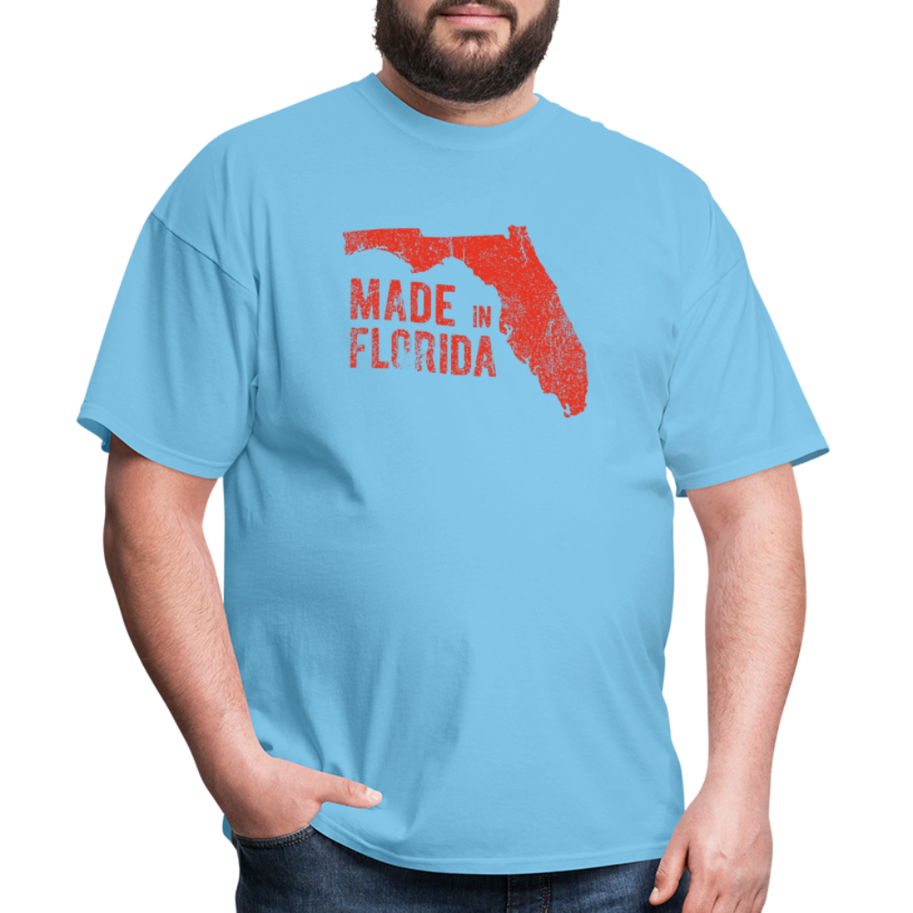 Made in Florida Tee - aquatic blue