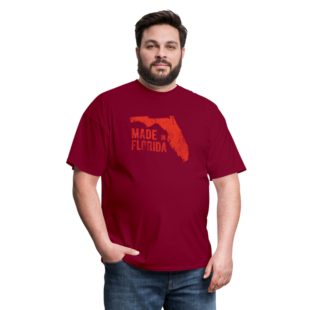 Made in Florida Tee - burgundy