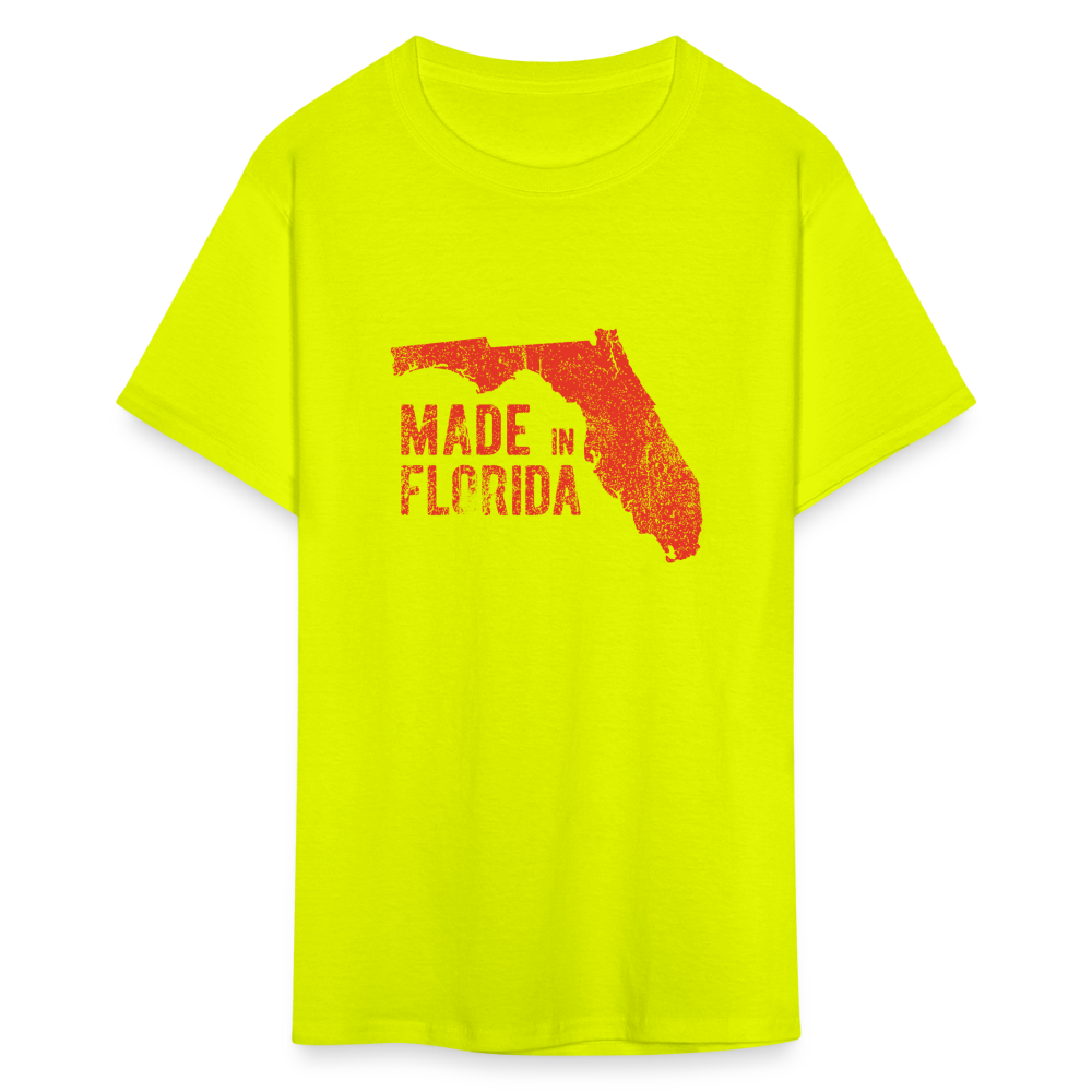 Made in Florida Tee - safety green