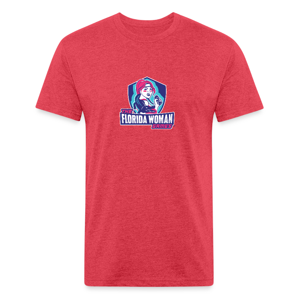 TFWG Pro-Fitted Logo - heather red