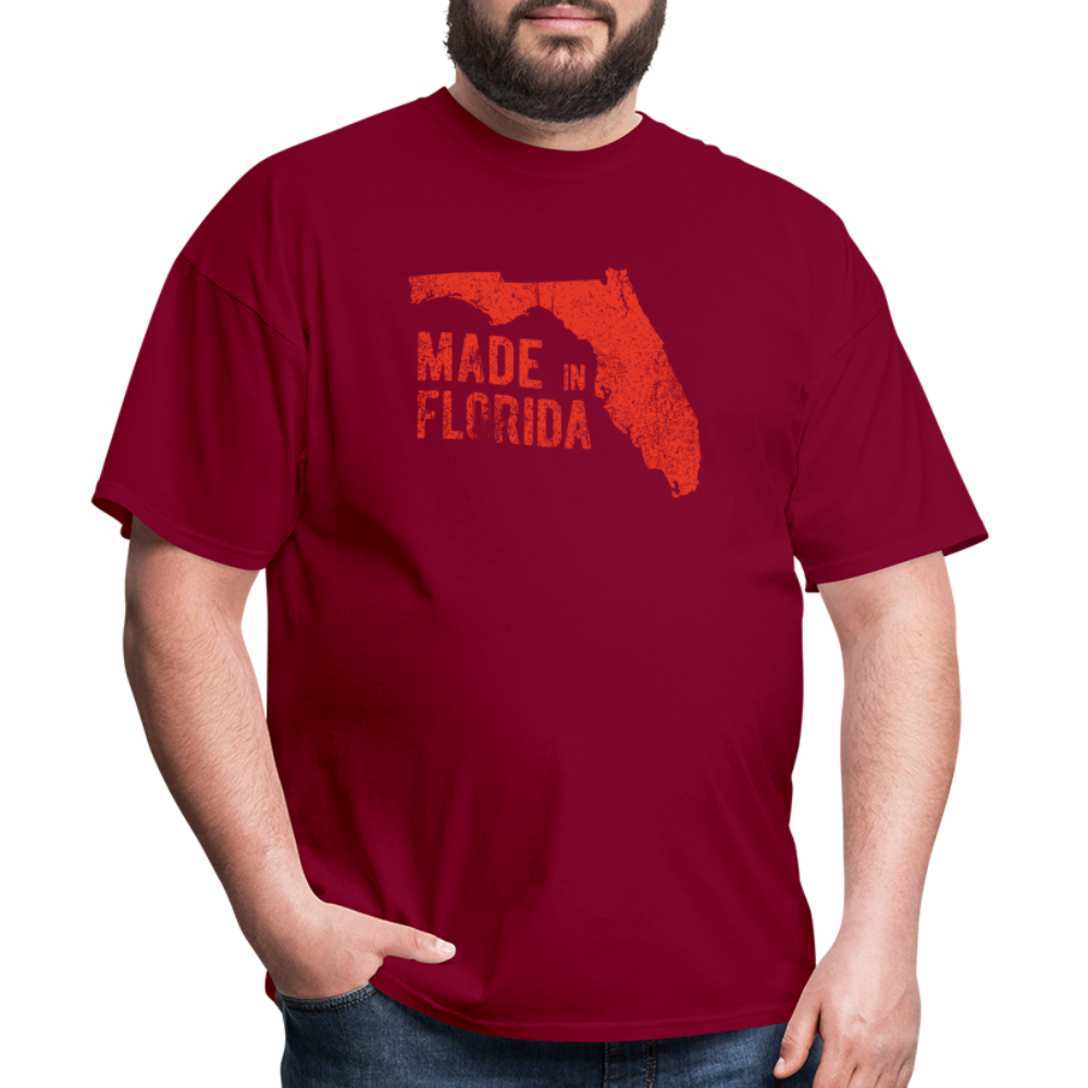 Made in Florida Tee - burgundy