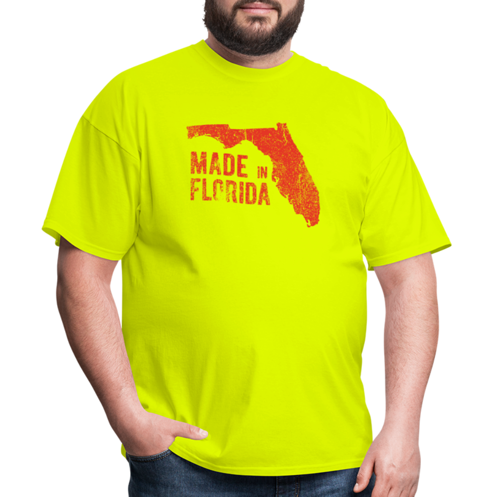 Made in Florida Tee - safety green