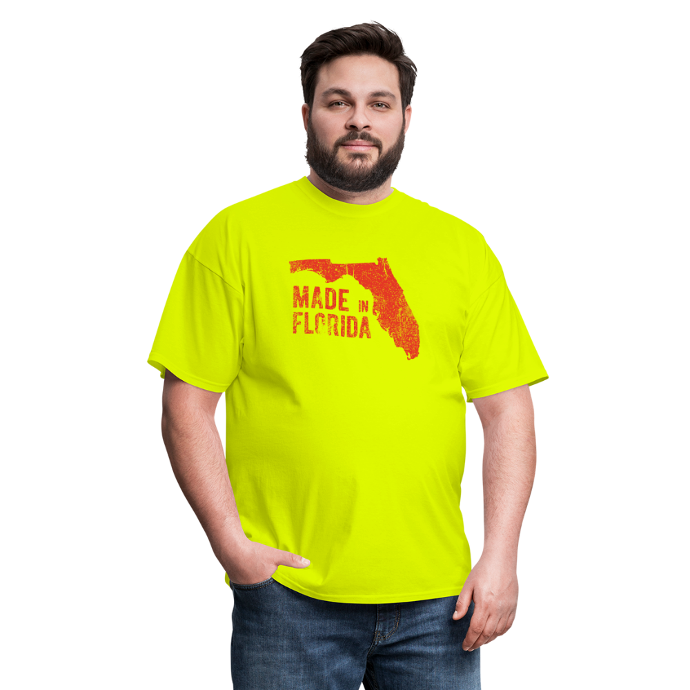 Made in Florida Tee - safety green