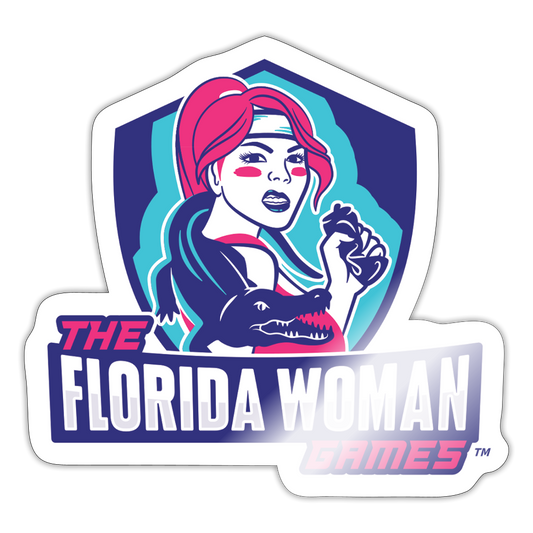 TFWG Logo Sticker - white glossy
