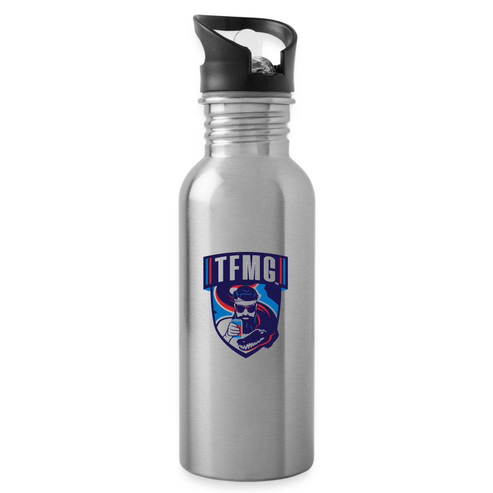 TFMG Fighter Water Bottle - silver