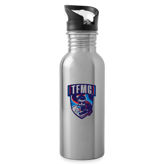 TFMG Fighter Water Bottle - silver